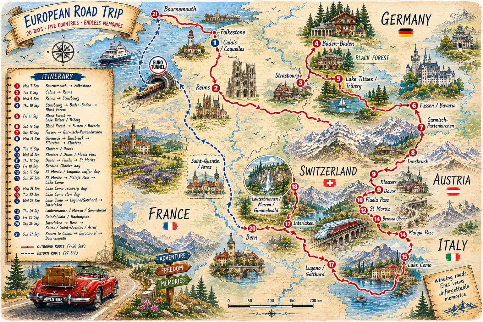 Upcoming European roadtrip
